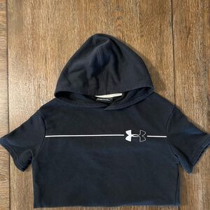Under Armour Fleece Hooded Tee Size M